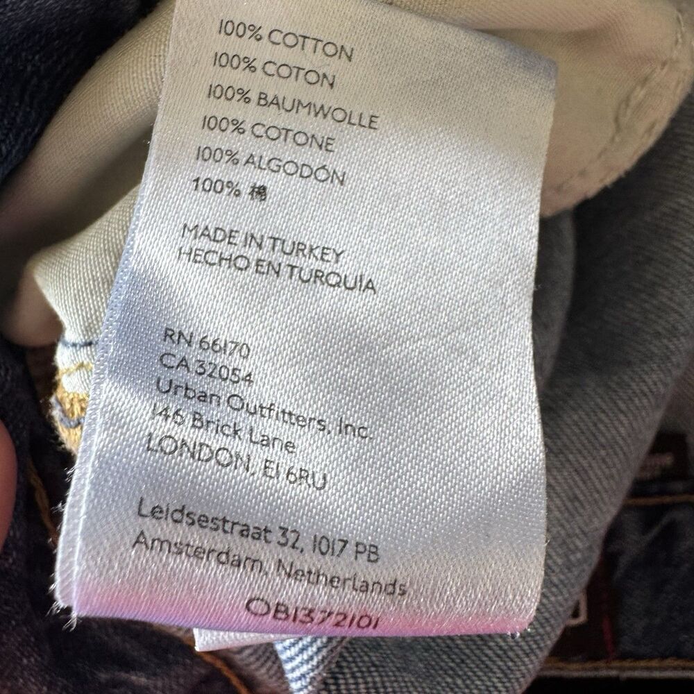 BDG Urban Outfitters Loose Bootcut Jeans Women 26 (30x30) Blue Denim Y2K Baggy - Picture 6 of 10